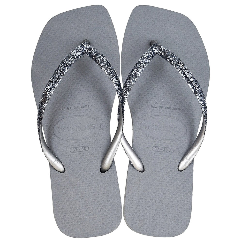 Havaianas Slim Square Glitter Gray cinza So Brasil Toronto s Brazilian Market